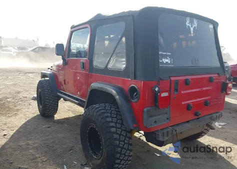 1999 Jeep Wrangler Sport из США, поврежденный, VIN 1J4FY19S0XP400942